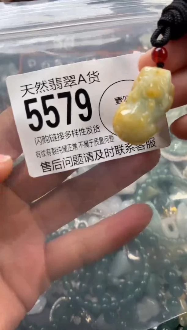 颈饰未镶嵌翡翠翡翠5579