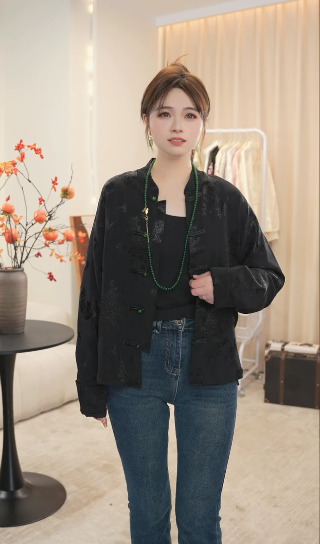 【月色真美】中国风新中式女上衣气质小众时尚时尚设计感重工国潮