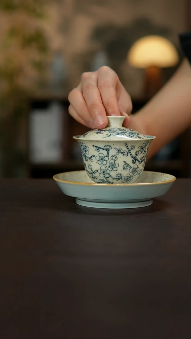 景德镇陶瓷杯碗柴烧多人