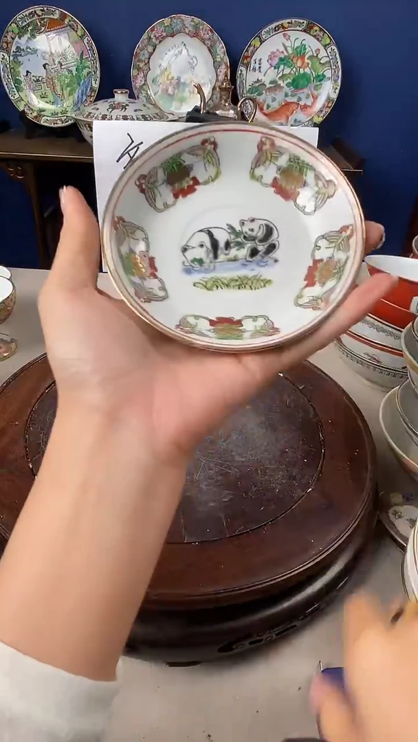 瓷片微瑕景德镇窑厂瓷摆件单件
