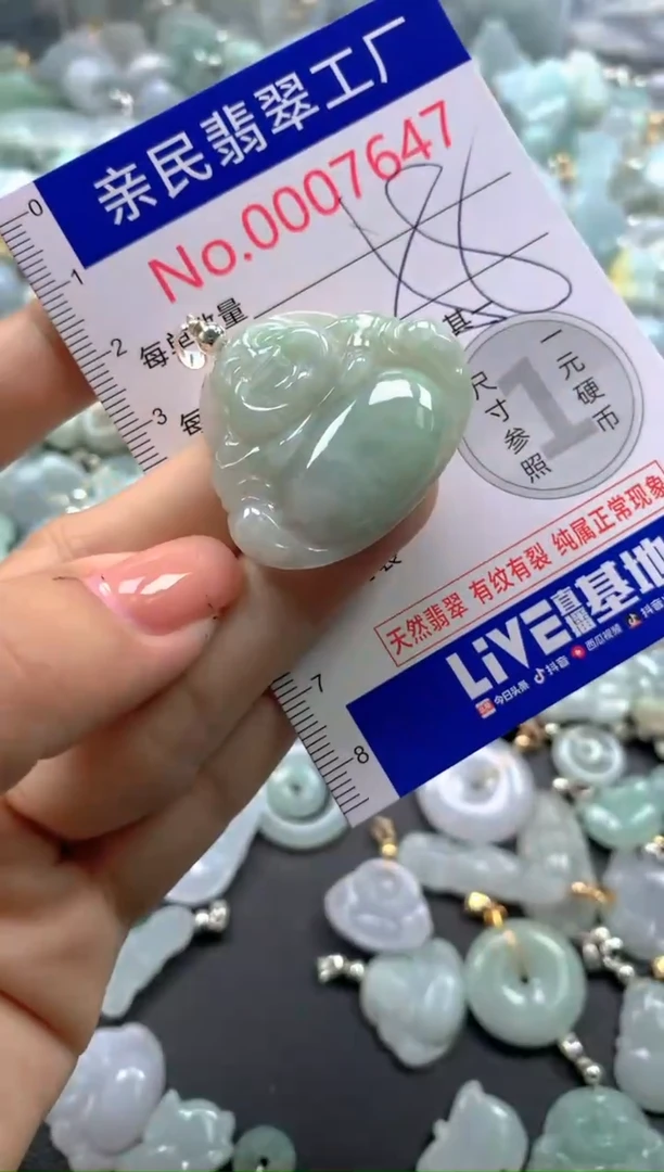颈饰未镶嵌翡翠7647