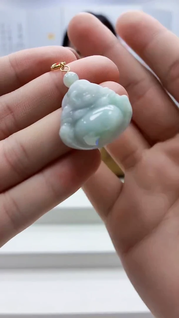 颈饰未镶嵌翡翠4852bb-jj挂件50