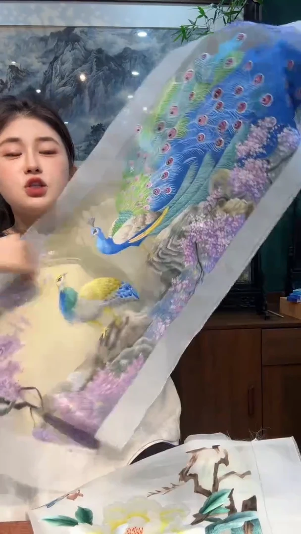 刺绣非遗苏绣手工刺绣单面绣