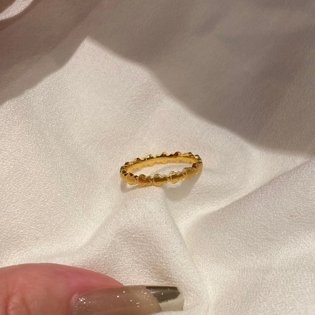 足金999葫芦福禄满圈戒指精美时尚