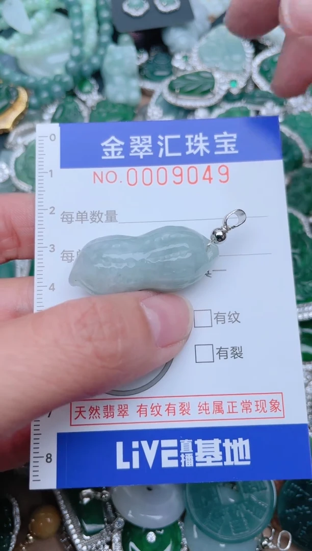 【闪购商品】翡翠颈饰未镶嵌9049.........1