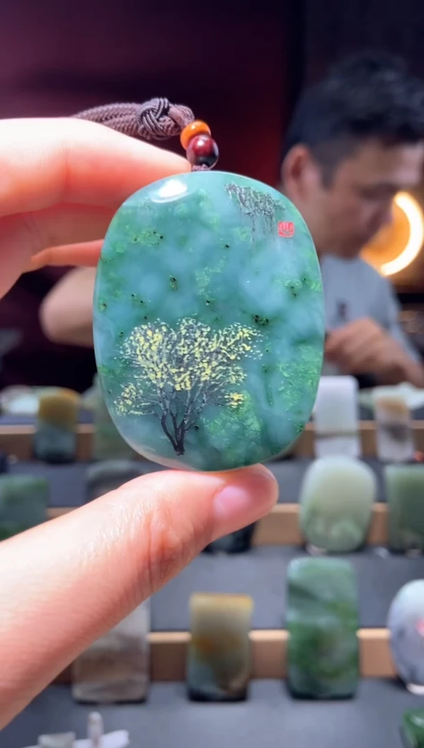 和田玉未镶嵌挂件yc