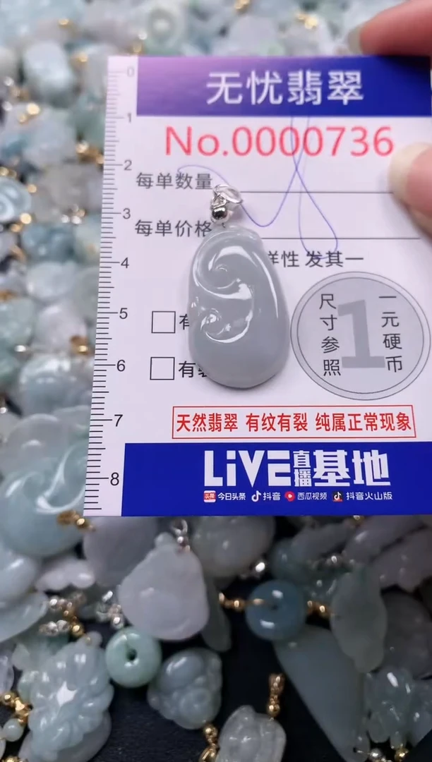 吊坠(不含链)未镶嵌翡翠736