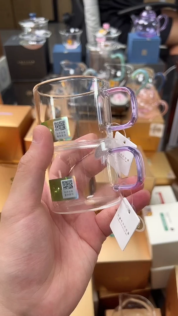 @@禾器晶彩清禾杯浅紫色2只