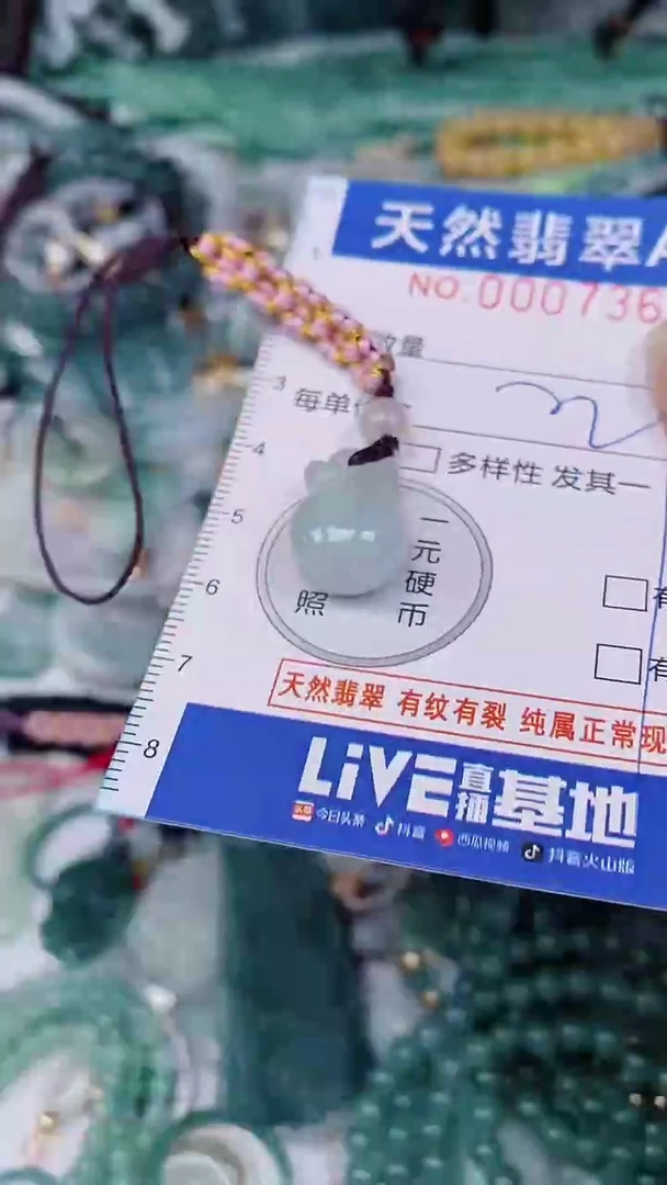翡翠未镶嵌颈饰00007366