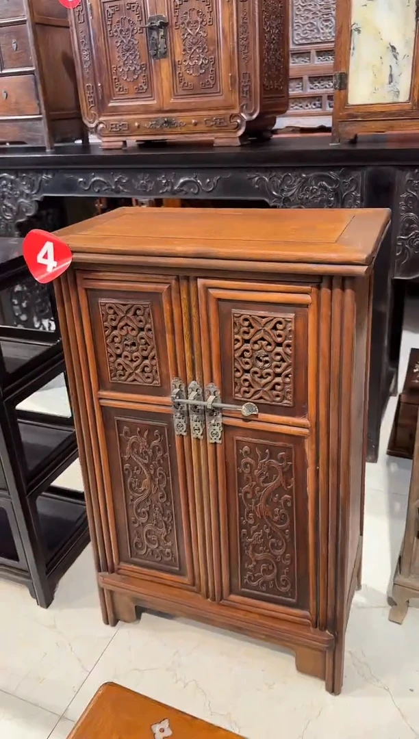 【闪购商品】木木艺缅花透雕柜子1380.88888