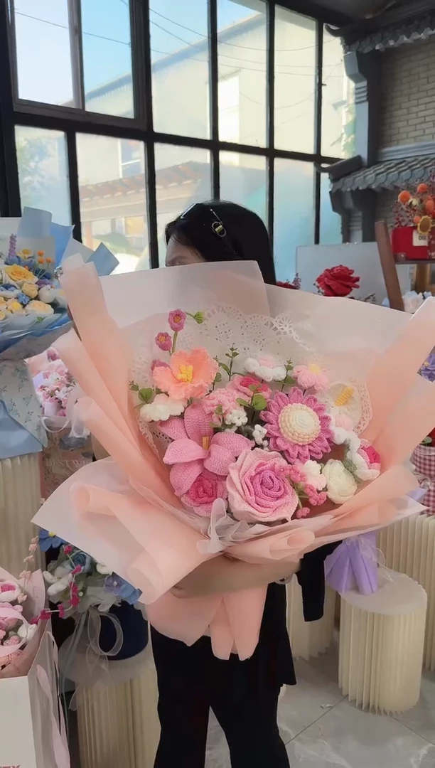 非遗手工定制花束，孤品清仓！！
