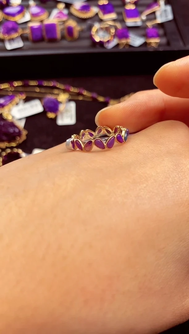 苏纪石（舒俱来）18K金镶嵌戒指漂****儿1