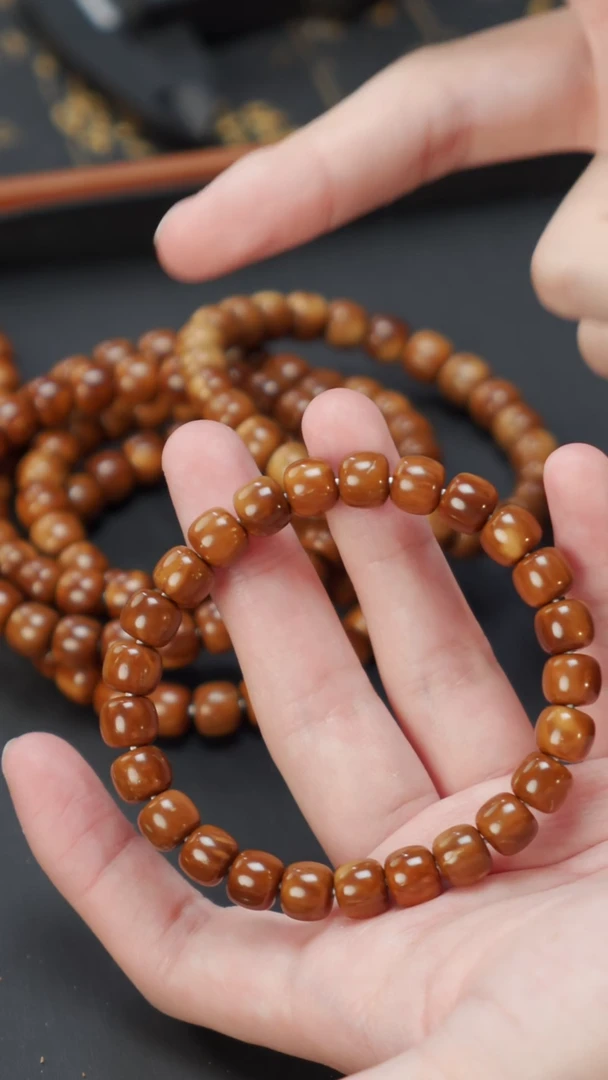 紫金鼠手串实心库克老型9