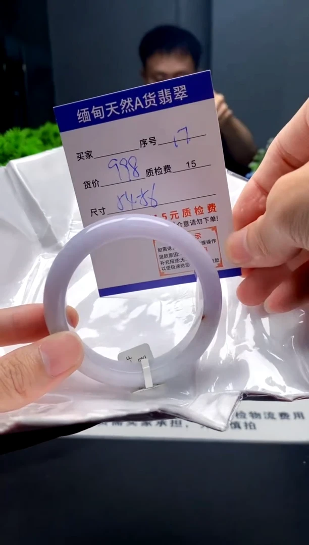 未镶嵌手镯翡翠17缅甸天然A货翡翠需包容瑕疵，介意慎拍