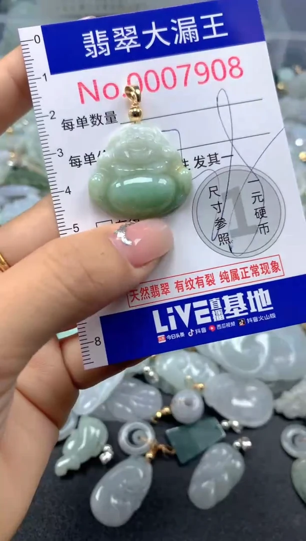 颈饰未镶嵌翡翠7908