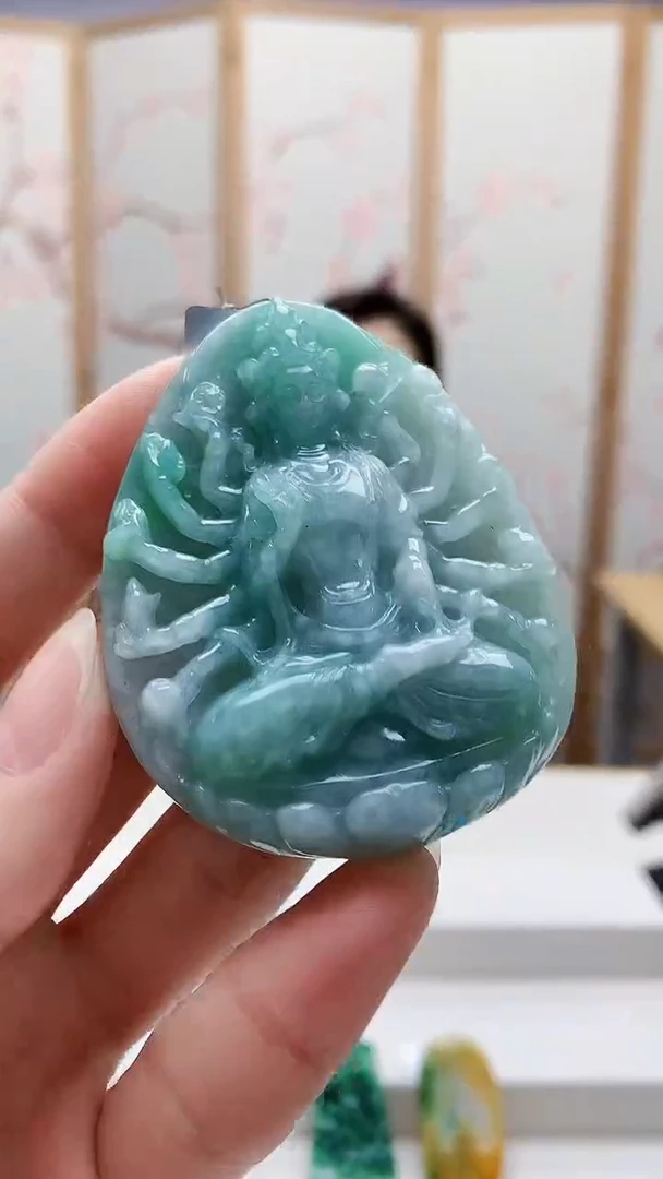 未镶嵌定制翡翠5160ry-毛货挂件59