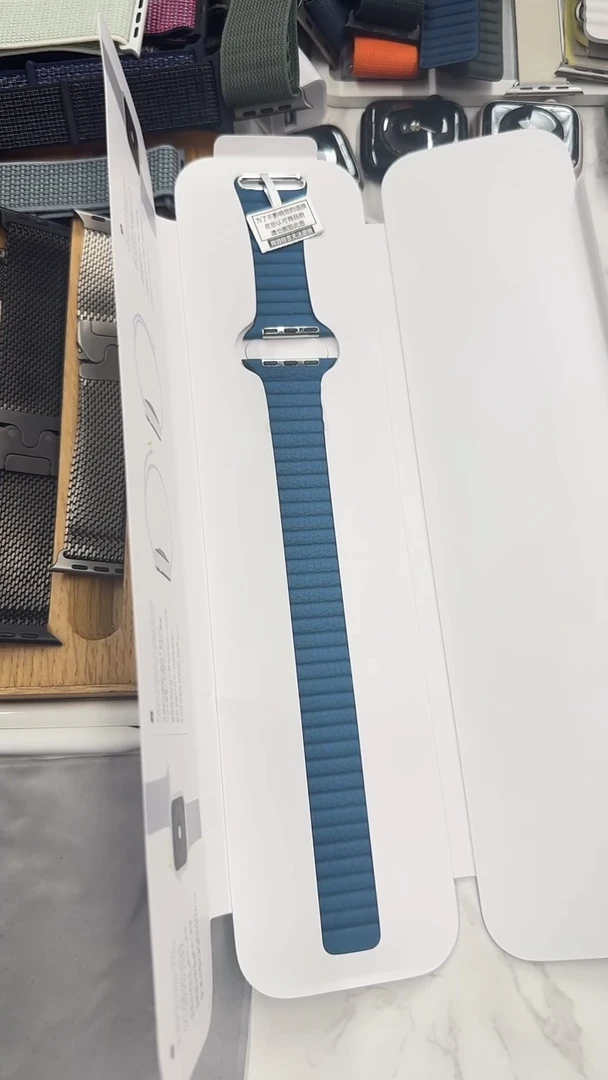 准新品?****叭1870号 大表盘 皮革会换 孔雀绿 l码