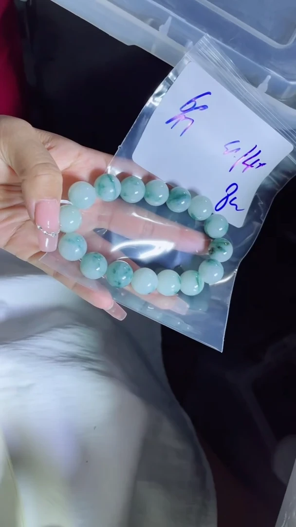 定制翡翠未镶嵌张*锋珠串