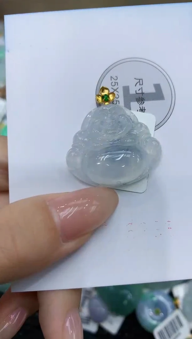 颈饰18K金镶嵌翡翠111111111111