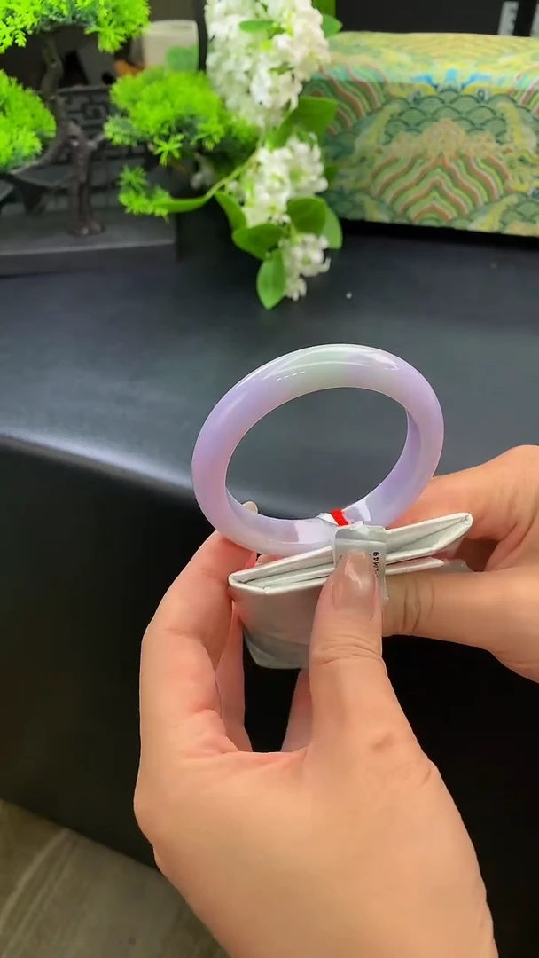 翡翠手镯未镶嵌k86翡翠手镯57.1