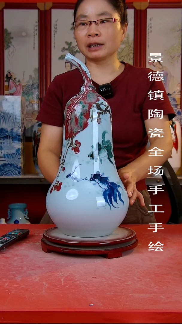 摆件景德镇陶瓷 全场手工手绘