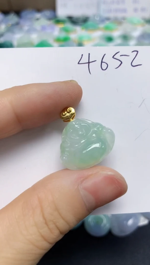翡翠未镶嵌颈饰天然缅甸翡翠A货