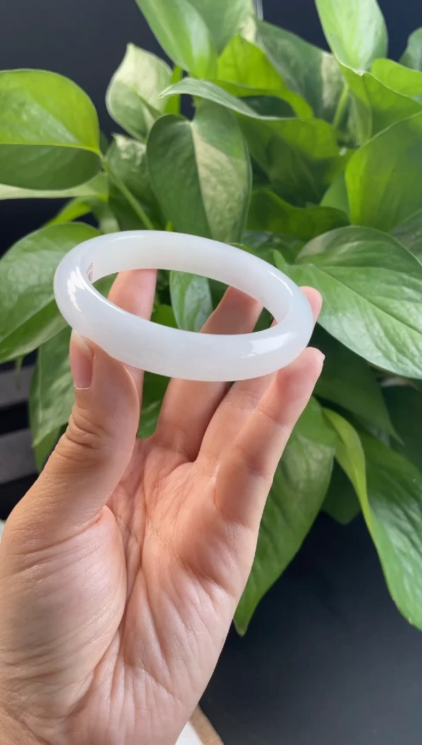 未镶嵌21#定制翡翠天然A货翡翠手镯56-57圈口