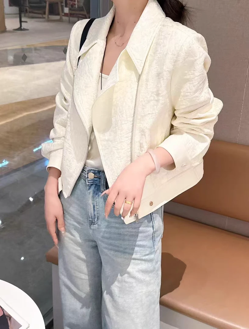 小香风皮衣韩国2025春季新品时尚炸街拉链款机车pu皮夹克外套女潮