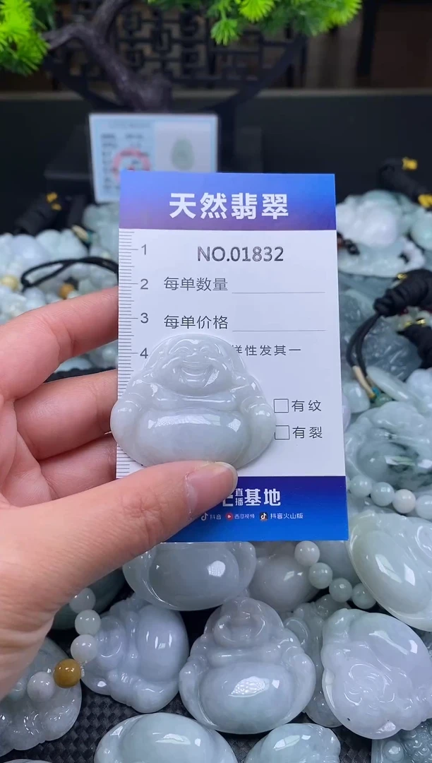 颈饰未镶嵌翡翠天然缅甸翡翠1832