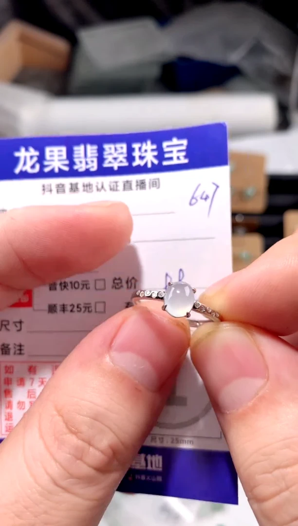 颈饰未镶嵌翡翠戒子647