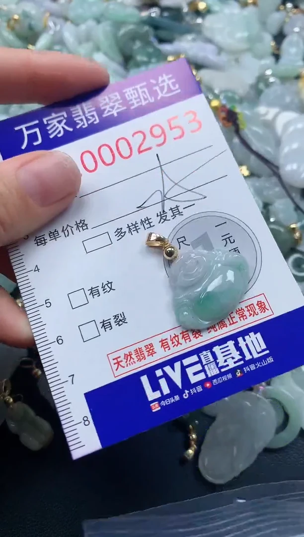 吊坠(不含链)未镶嵌翡翠2953