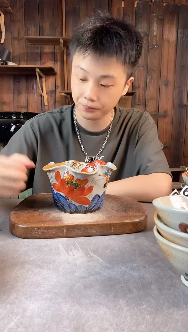 碗698，手工手绘，超值陶瓷