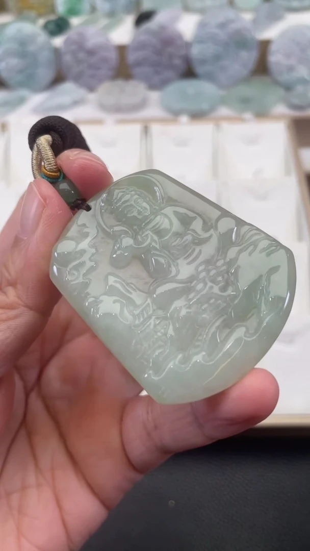 颈饰未镶嵌翡翠天然缅甸翡翠A货434