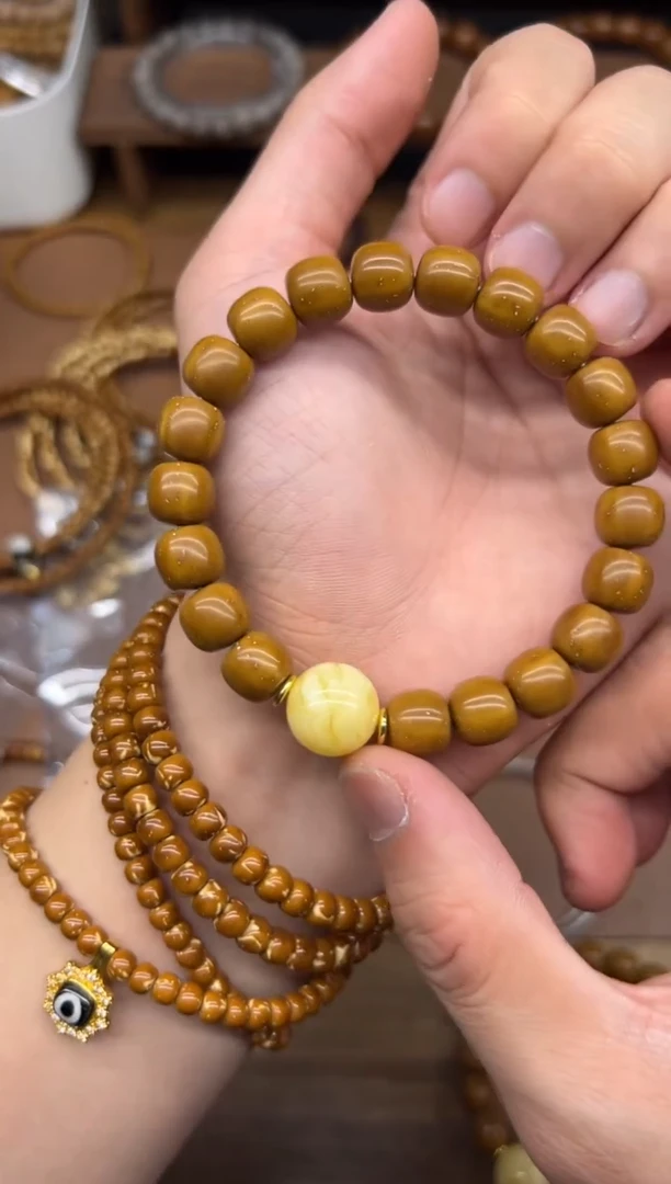 手串紫金鼠1.0黄皮实心 毕业款带蜡