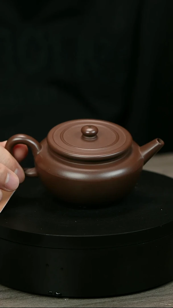 茶壶紫砂雄*H1547龚文华紫泥扁碗