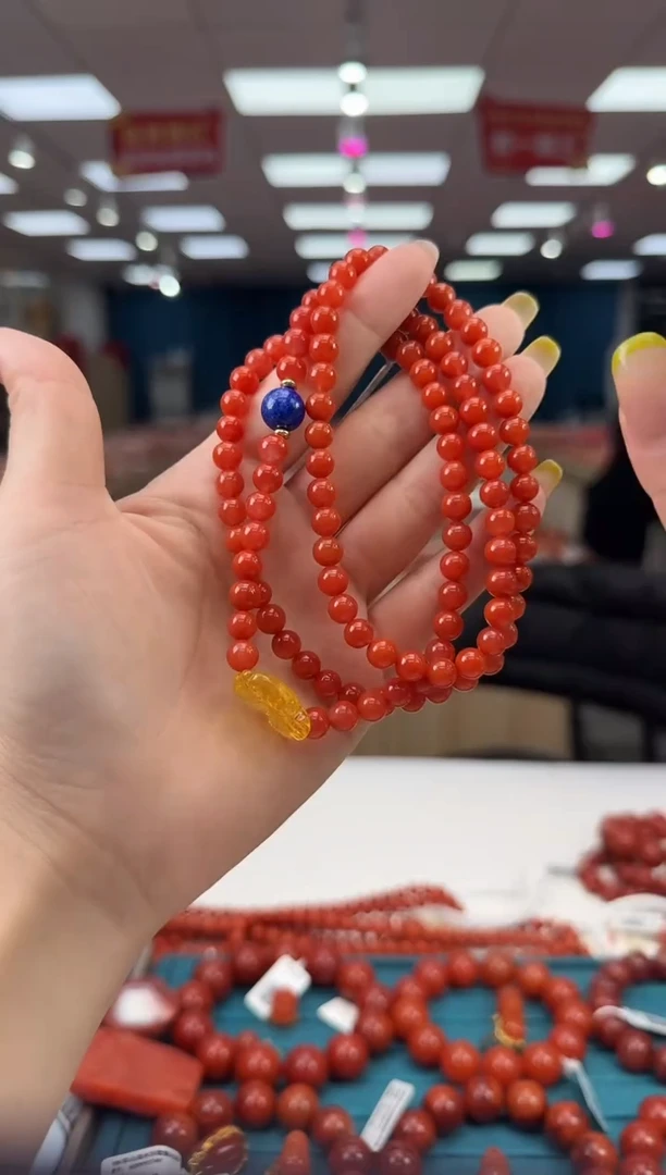 南红玛瑙珠串未镶嵌多样发其一/HS9992561
