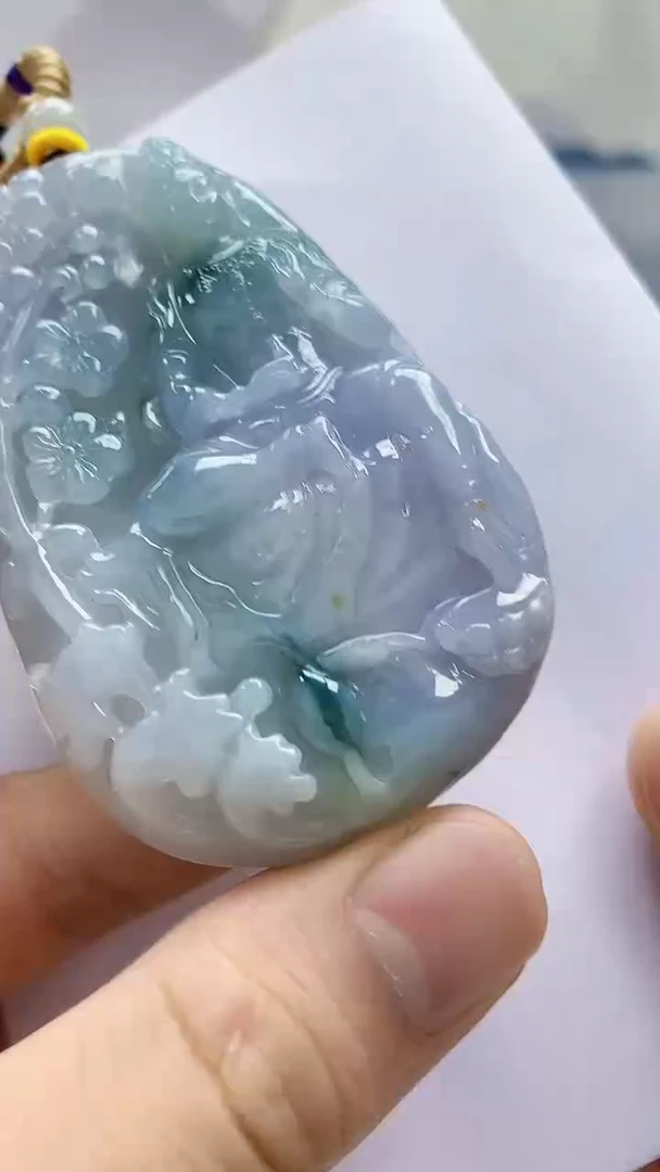 未镶嵌定制翡翠4688bb-毛货挂件43