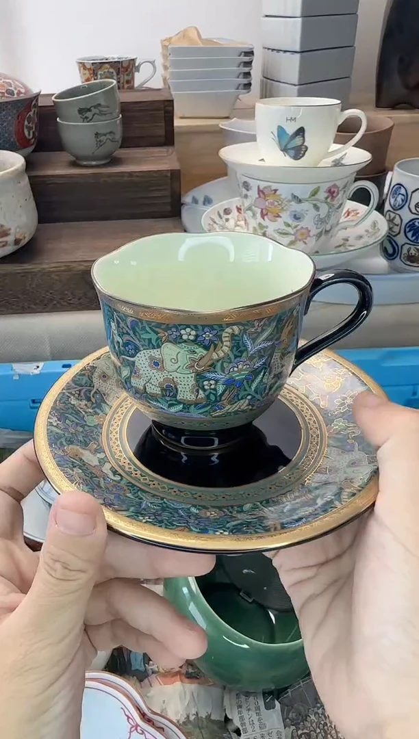 茶杯紫砂张**度835淘艺中古瓷器全场满18元包邮
