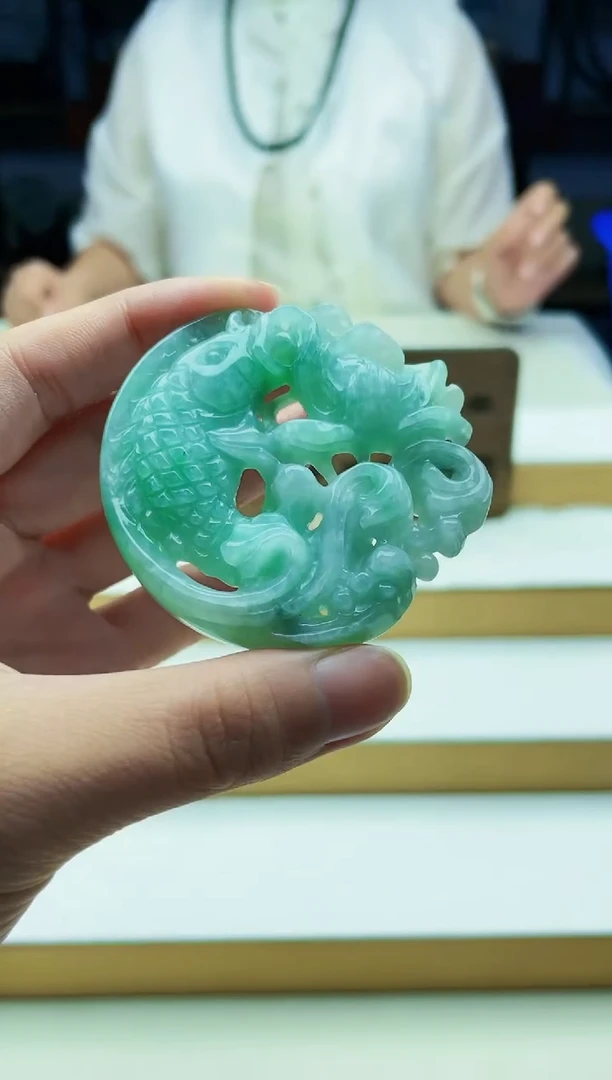 定制翡翠未镶嵌毛货08060239多样性发其一