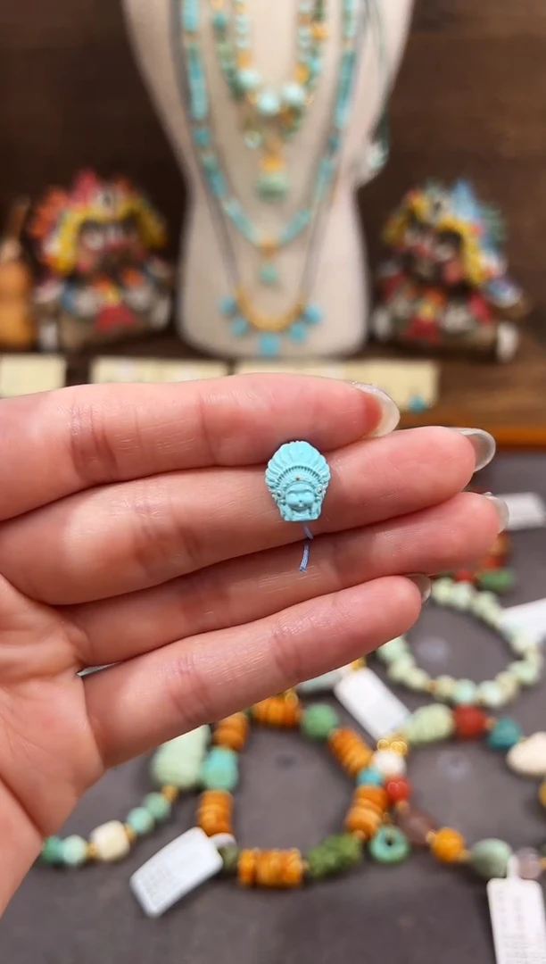 绿松石未镶嵌配饰绿松石配饰