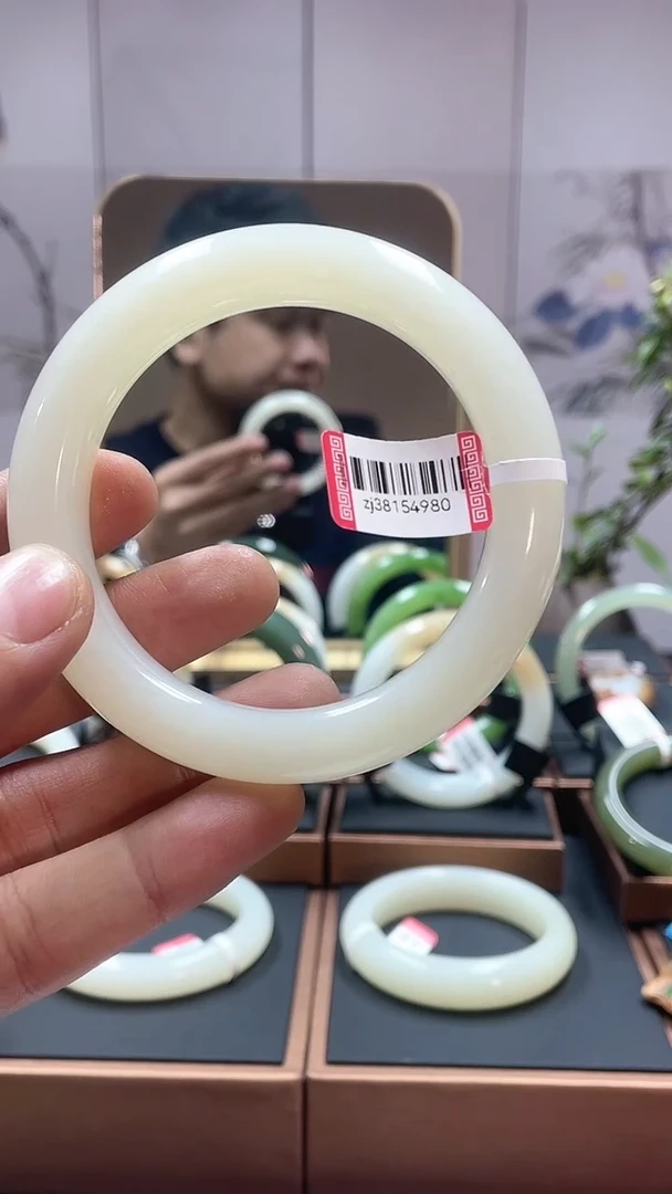 【闪购商品】和田玉手镯未镶嵌60白玉38154980