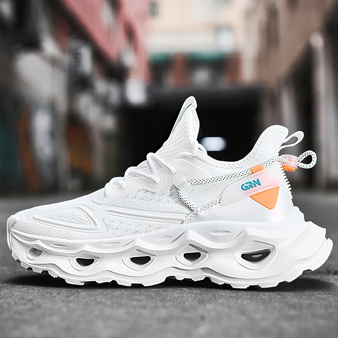 贵人鸟透气轻便鞋子潮鞋中帮休闲鞋男士秋季运动鞋百搭夏季潮流