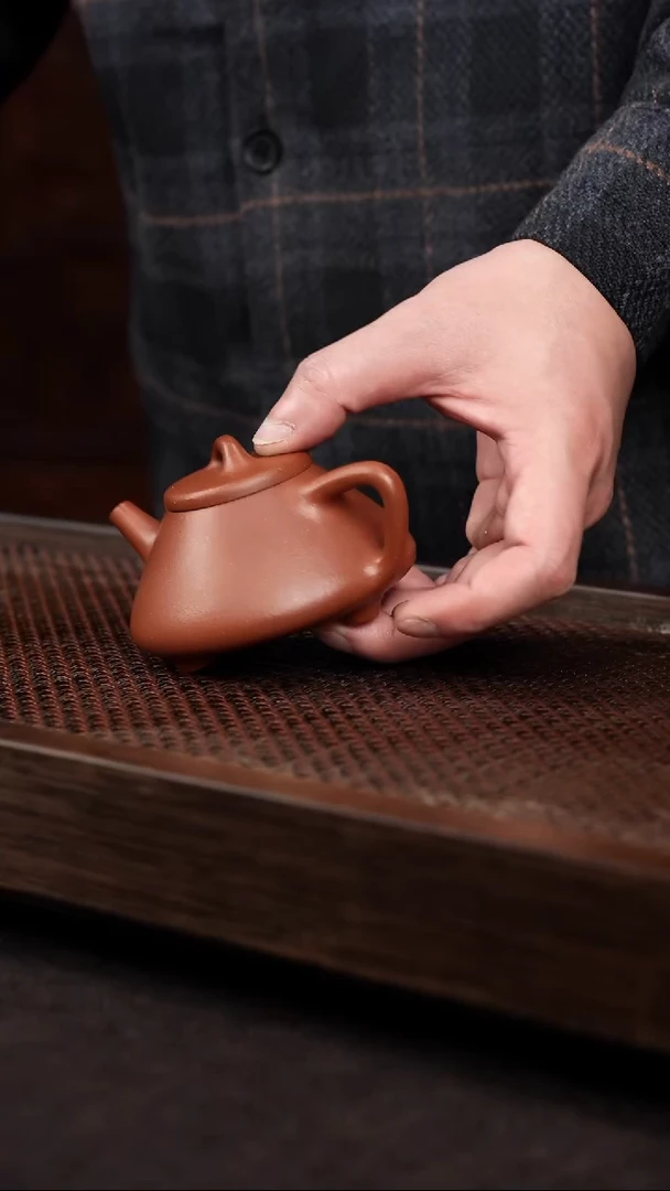 【闪购商品】紫砂茶壶红降坡子冶  小