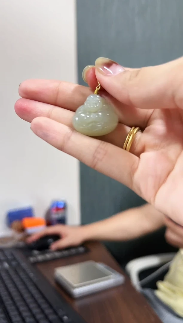 贝壳手串/手链HETIAN 抱抱佛吊坠