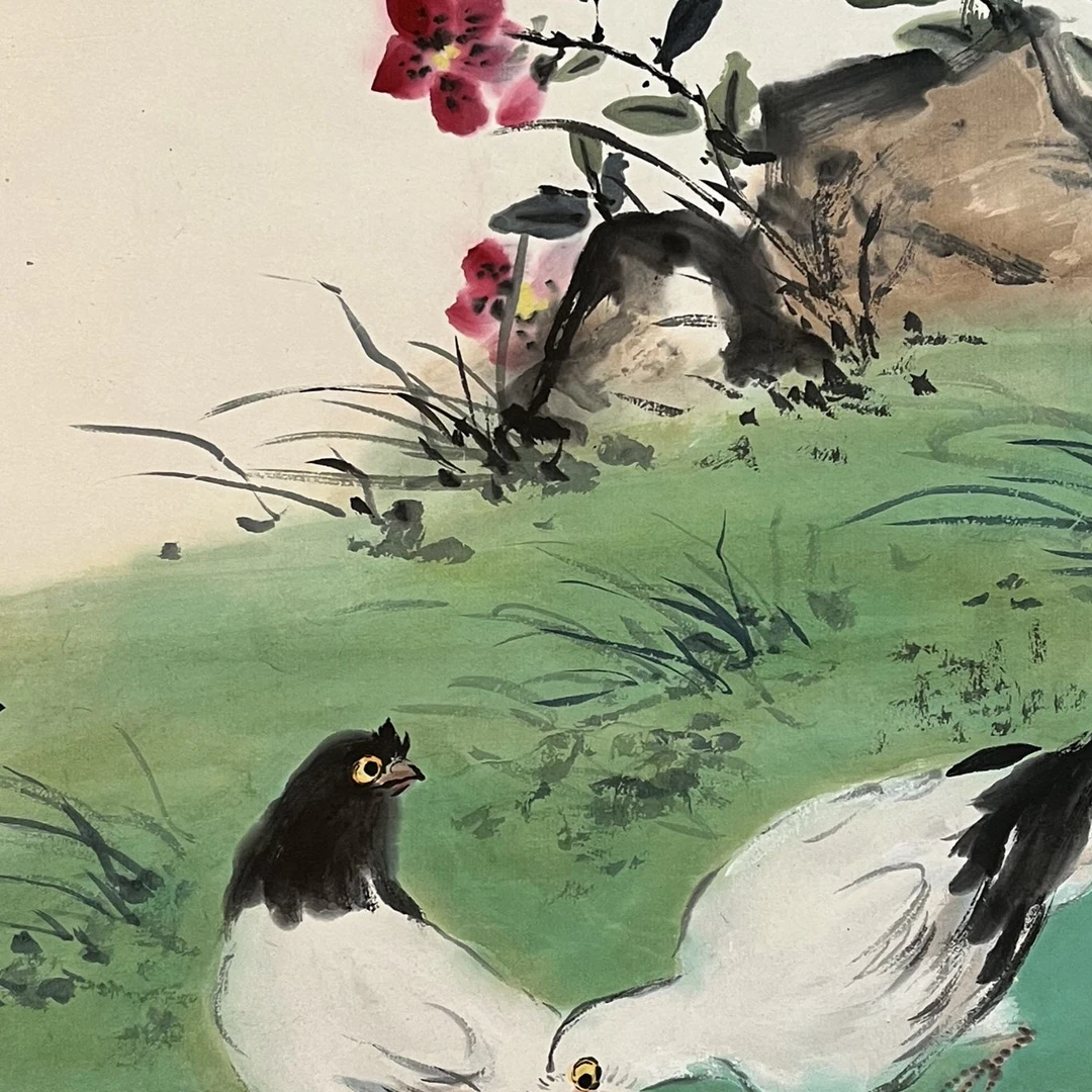 【辽拍】V240112-2-167《鸽子》（0.9平尺）纸本镜片 lj1228