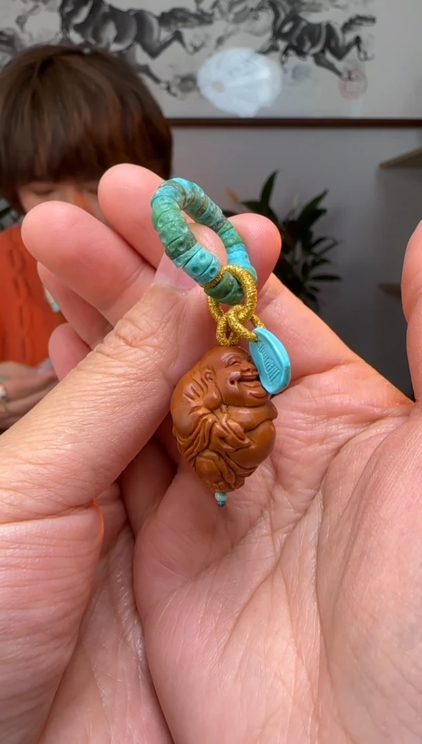 【闪购商品】绿松石提溜未镶嵌时尚百搭A1746