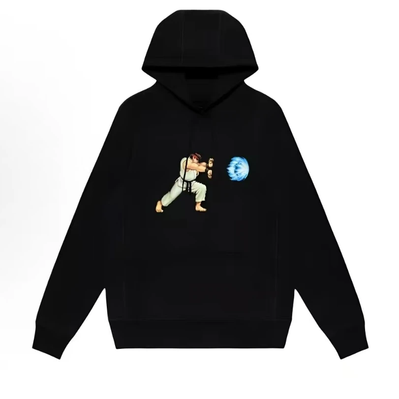 凝结集团 x ARCADE1UP x 联名款 字母卡通动漫印花 连帽卫衣