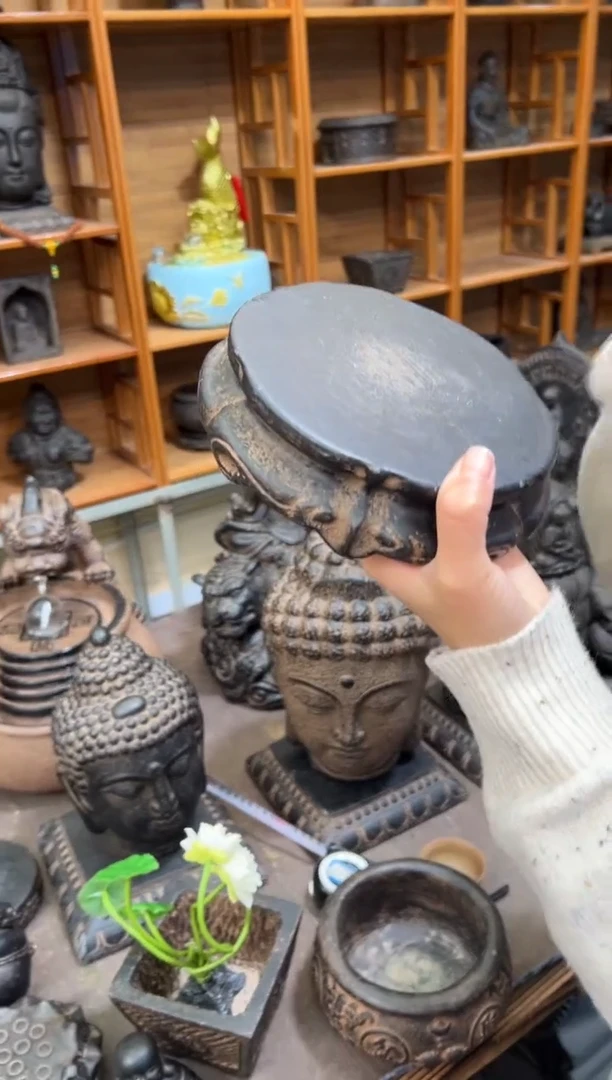 陶土【火山泥】金箍坛底座