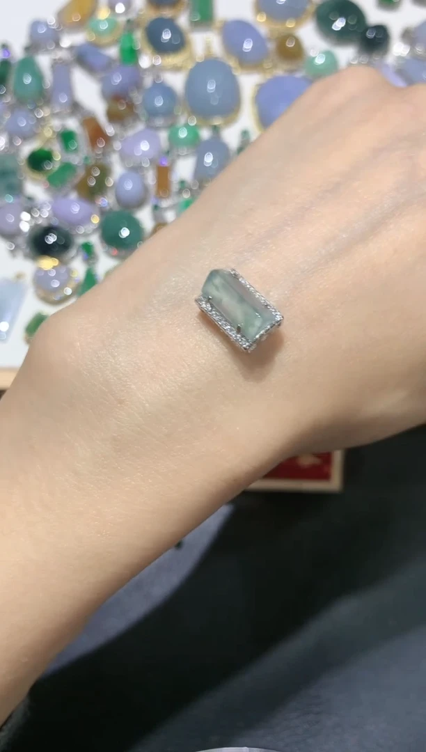 【闪购商品】翡翠吊坠(不含链)银S925镶嵌团购7