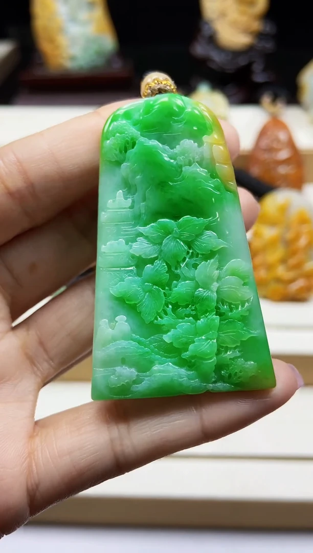 未镶嵌挂件翡翠翡翠A货